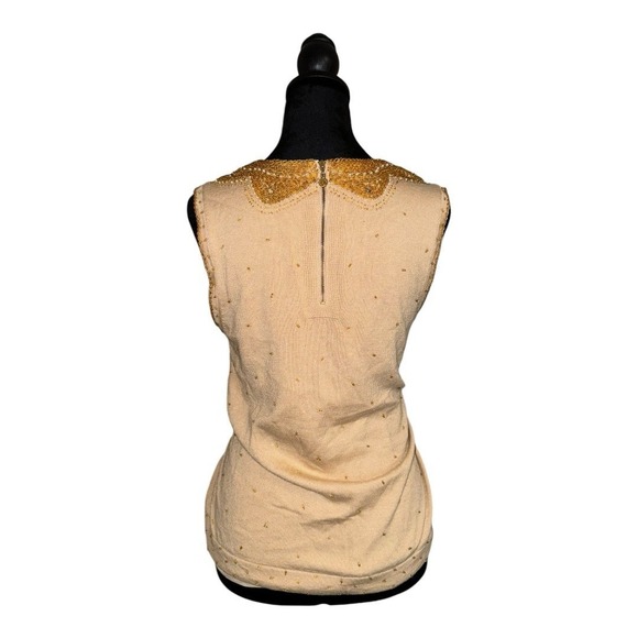 LILLY PULITZER Kate Sweater Size L Beaded Embellished Sleeveless Women's - Picture 8 of 11